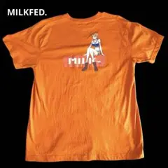 レア MILKFED. × ONE PIECE ナミ Tシャツ L オレンジ