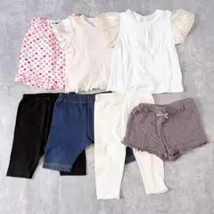 まとめ売り 女の子 ベビー服 パンツセット 80〜90 しまむら など