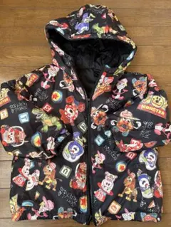 JAM リバーシブル総柄中綿ダウンジャケット　トイストーリーコラボ　110