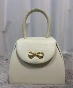 HANAE MORI ハナエモリ ハンドバッグ ホワイト　フォーマルのサムネイル