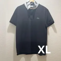 LACOSTE ラコステ ポロシャツ ブラック 黒　サイズ　XLのサムネイル