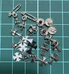 ネイルパーツセット クロスデザイン 合金