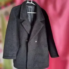 ウールコート ダークグレー 3L