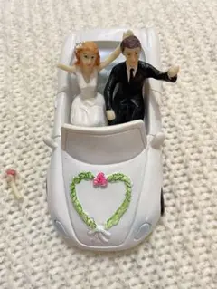 ★ウェディングケーキトッパー車ウェルカムスペースなどにも！結婚式披露宴パーティー