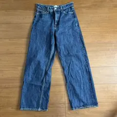 coen ハイライズストレートデニムパンツ　XL