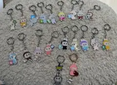 ☆ちくりん☆ワーママ(ぅω=`)様専用　イニシャルキーホルダー