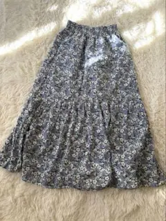 UNIQLO ユニクロ ポール&ジョー ティアードロングスカート リバティ