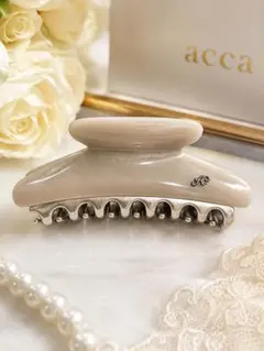 美品✨acca ニューコラーナ クリップ Mサイズダークグレー 保存袋