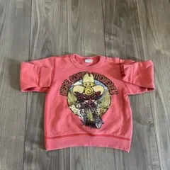 HYSTERIC MINIプリントトレーナー 赤 80cm