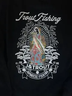 J&TROUT トラウト　ニジマス 管釣り　Tシャツ 鱒　聖母マリア　シムスのサムネイル