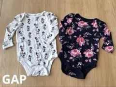 GAP ロンパース 長袖 ベビー服 6-12m 70 ミニー BabyGAP