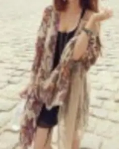 多色花柄大判ストール８０×180cm