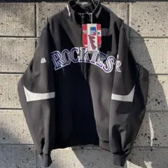 タグ付き 未使用　MLB コロラド ロッキーズ × Majestic スタジャン