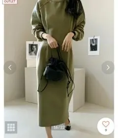 アクアガレージ　スウェットワンピース