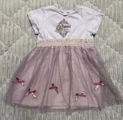 ラプンツェル 半袖ワンピース ドレス 90cm