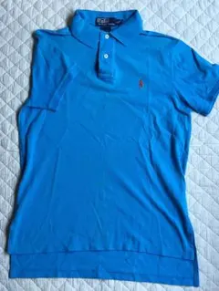 ラルフローレン　メンズ　ポロシャツ　半袖　Sサイズ　ブルー