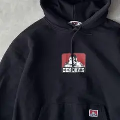 14159 BEN DAVIS ベンデイビス デカロゴ パーカー