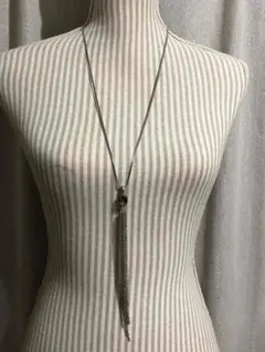 ロングネックレス  フリンジ　ikkaのサムネイル