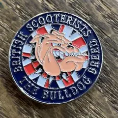 BULLDOG ピンバッジ　uk skinhead scooter パンク