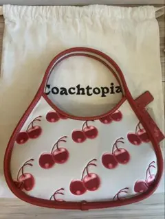 未使用 COACH エルゴバッグ Coachtopia チェリー ワンハンドル - メルカリ