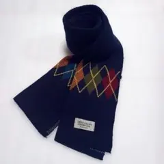 ベネトン アーガイルマフラー UNITED COLORS OF BENETTON