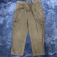 PASTIME LAB パスタイムラボカーゴパンツ 黒 コットン100%