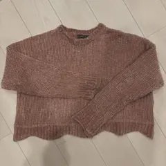 ZARA ザラ　ピンク ニット セーター