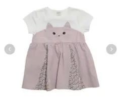 la poche biscuit　ねこチュニック　 Tシャツ 120