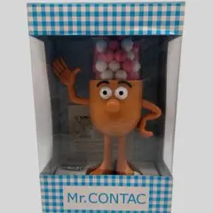 コンタック ノベルティ占い Mr.CONTAC 30cm人形（占い機能付き時計