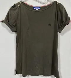 BURBERRY BLUE LABEL パフスリーブTシャツ 半袖　ホースロゴ