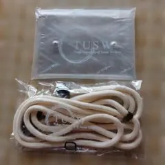 TUSW ホワイトショルダーストラップandクリアポーチ