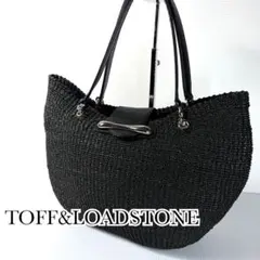 TOFF&LOADSTONE カゴバッグ トートバッグ ハイブリッド ブラック