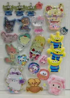 おすそ分け　ボンボンドロップシール　ウォーターシール　おはじきシールなど