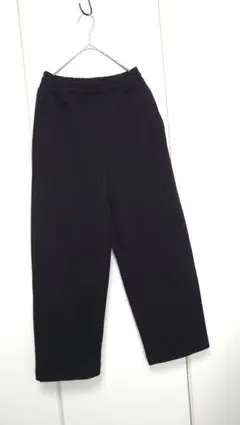 UNIQLO　スウェットワイドパンツ　黒　XS