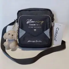 Coboca レディース　ショルダーバッグブラック　プー ドル付き 　新品