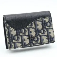 【極美品】DIOR オブリーク　サドル　カードケース　黒