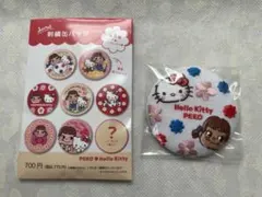 不二家⭐︎PEKO❤️Hello Kitty⭐︎シークレット刺繍缶バッジS