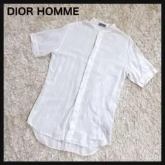 【DIOR HOMME】ディオール オム⭐️38 M スタンドカラー シャツ 白のサムネイル