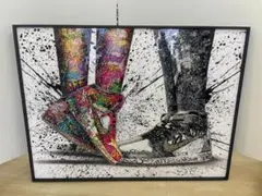 水晶絵 NIKE ナイキ スニーカー アートパネル 絵 絵画 額絵 額縁