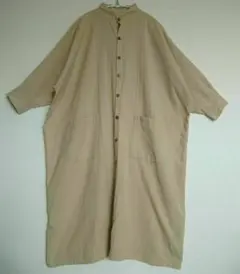 cayhane チャイハネ yul シャツワンピース ロングカーデ ベージュ