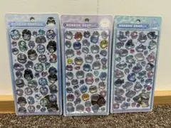 正規品 ボンボンドロップシール　水族館　ペンギン　クラゲ　　 　３枚セット