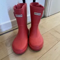 HUNTER キッズ長靴 ピンク UK 8