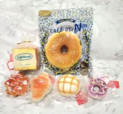 スクイーズ まとめ売り パン CAFÉ DE N カフェドN ベーグル 食パン