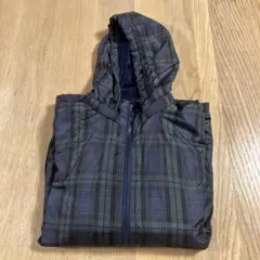 レディース チェック柄 裏起毛　フード付きパーカー