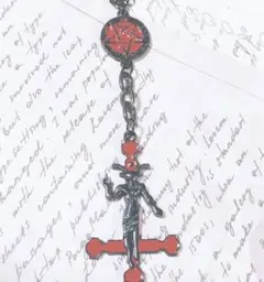 Black悪魔崇拝 逆十字Baphometネックレス Gothic