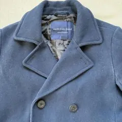 Pコート メンズ　ネイビー