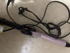 カールヘアアイロン ピンク 温度調整機能付き