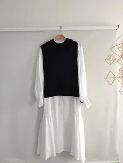 PLSTベスト付ワンピース