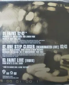 リンキン・パーク　Linkin Park　Faint LIVE動画含む3曲収録