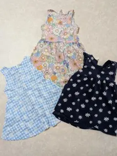 H&M ノースリーブワンピース 3点セット